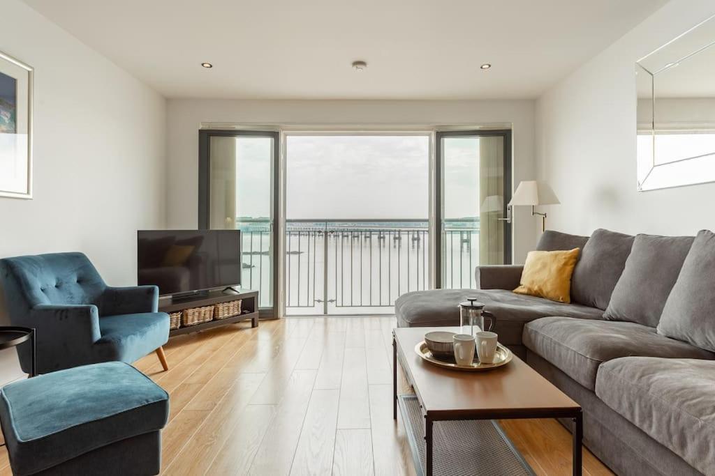 Lux Waterfront 2 Bed Apt, V&A 10Min Walk, St Andrew'S Golf 25Min Drive Dundee Eksteriør bilde